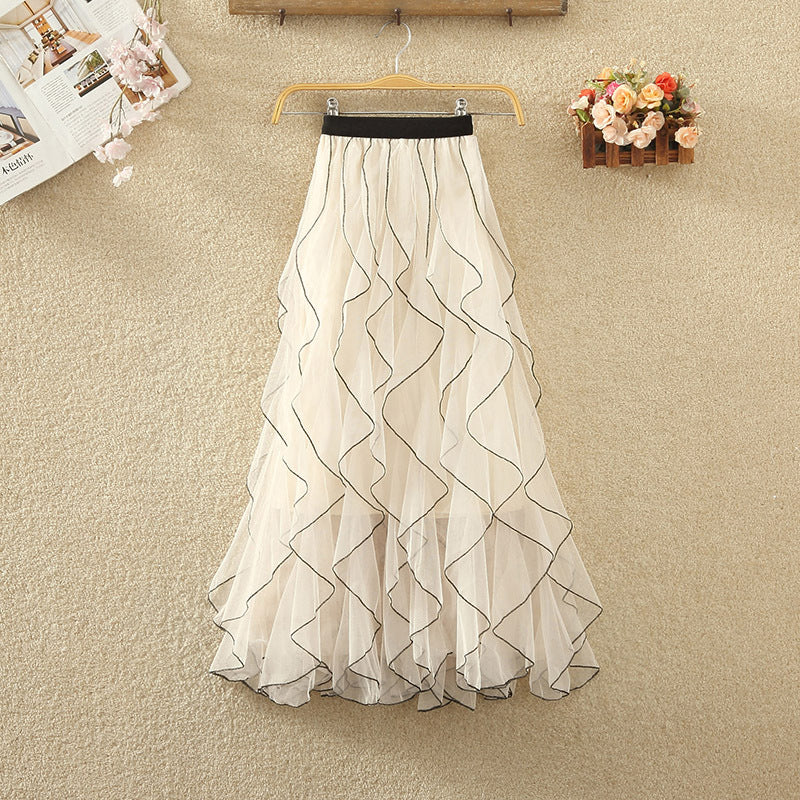 sier frill skirt