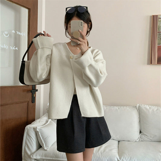 round neck coat