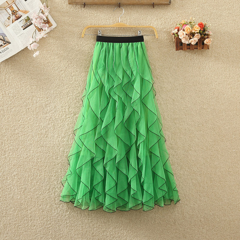 sier frill skirt